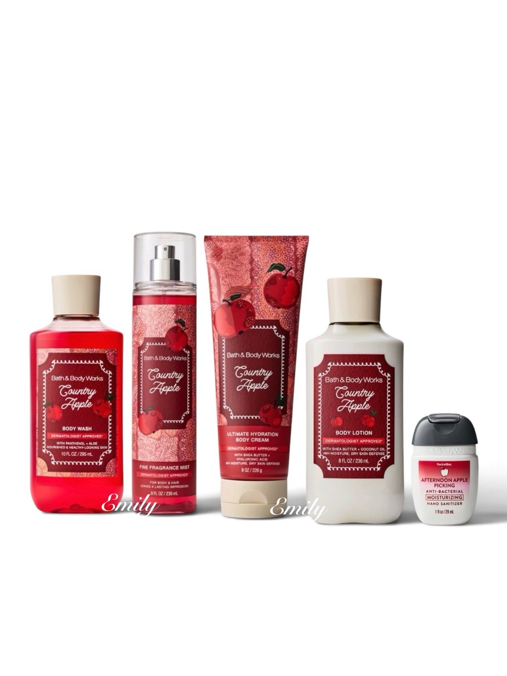 Bath & Body Works COUNTRY APPLE Body Care Collection Bundle 2026